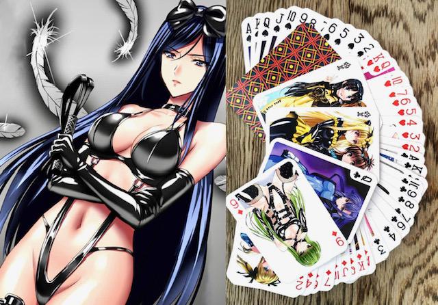 Rare Japanese Sexy Anime Risque Art Playing Cards Deck: This is a Rare Full Deck of Playing Cards that has never been played with / It depicts the art of Japanese Anime / Multiple Photos Posted