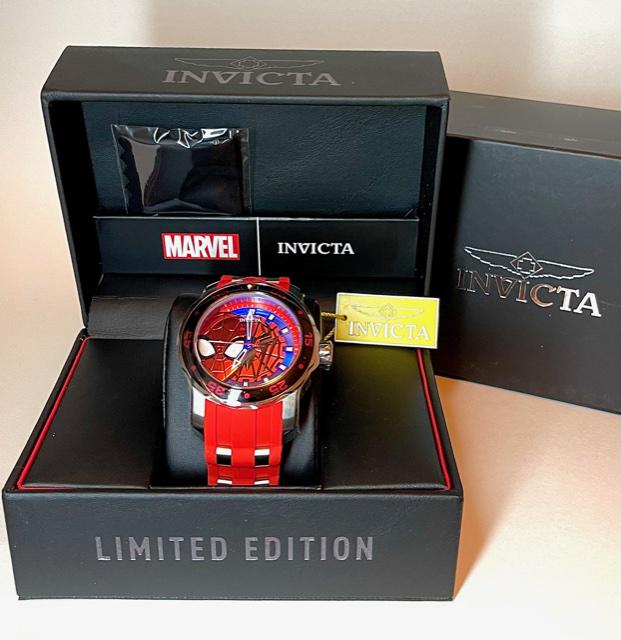 Ltd Edition Marvel Spiderman Mens Invicta Watch $795