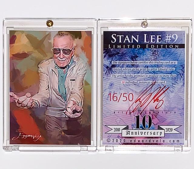 16 of 50 Made Artist Signed STAN LEE Art Card (1 of 1)