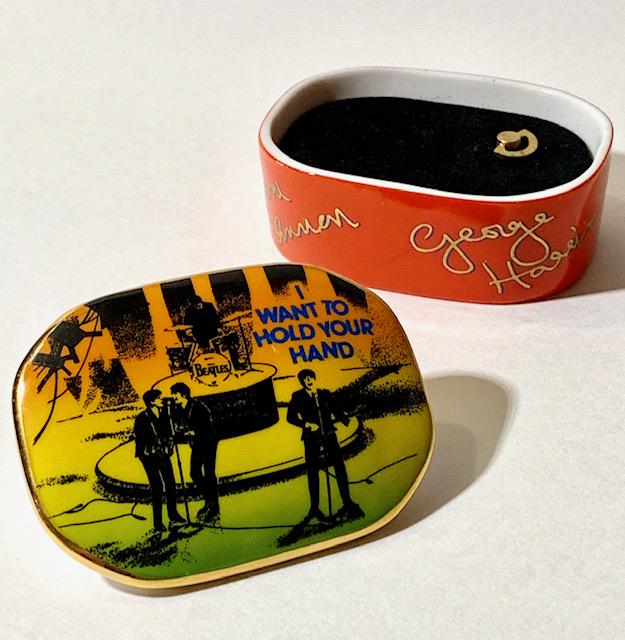 The BEATLES Porcelain Working Trinket Music Box (1 of 3)
