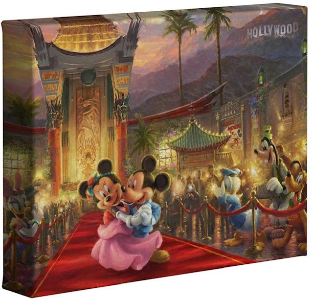 Thomas Kinkade Mickey & Minnie Mouse Canvas Art COA (1 of 2)