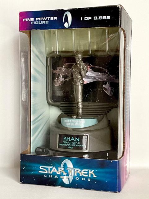 Rare LTD Edition Star Trek KHAN Pewter Collector Figure (1 of 1)