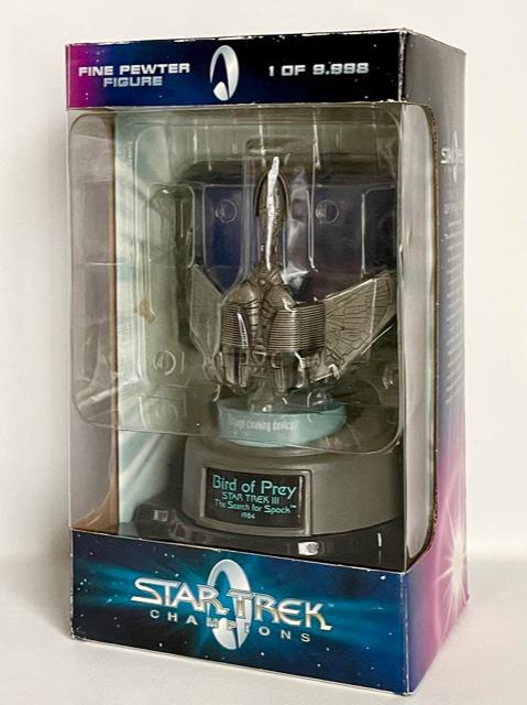 Rare LTD Edition Star Trek BIRD OF PREY Pewter Figure (1 of 1)