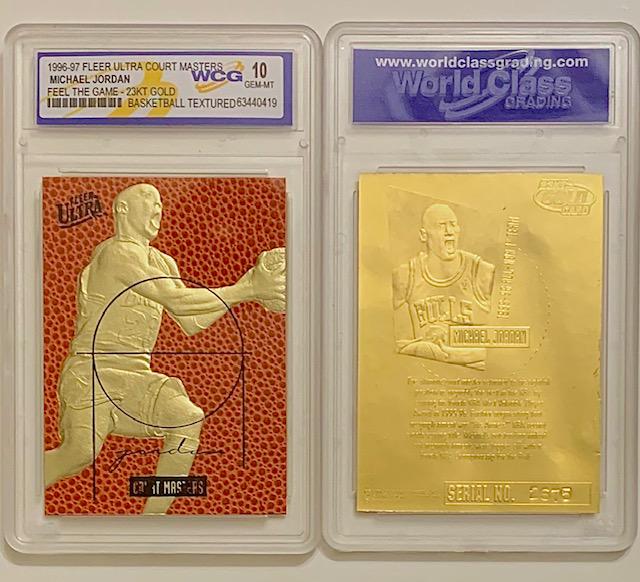 MICHAEL JORDAN Court Masters Textured Basketball Card (1 of 1)