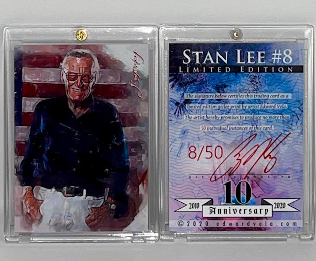 1 of only 50 Hand Signed by Artist STAN LEE Art Card (1 of 1)