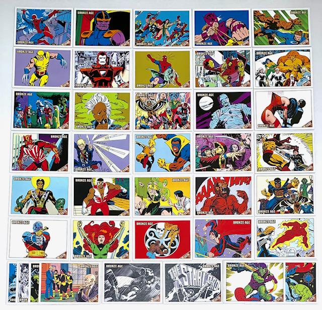 40 Rare Marvel Bronze Age Comic Book Cover Art Cards/A (1 of 1)