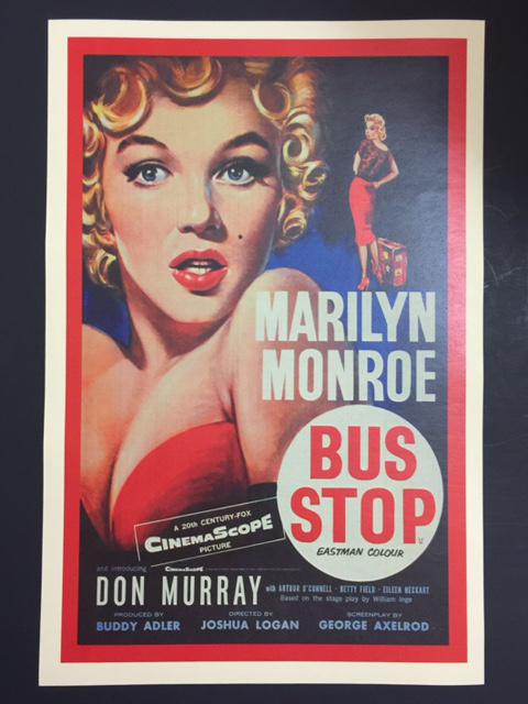 MARILYN MONROE 1956 Bus Stop Movie Poster (1 of 1)