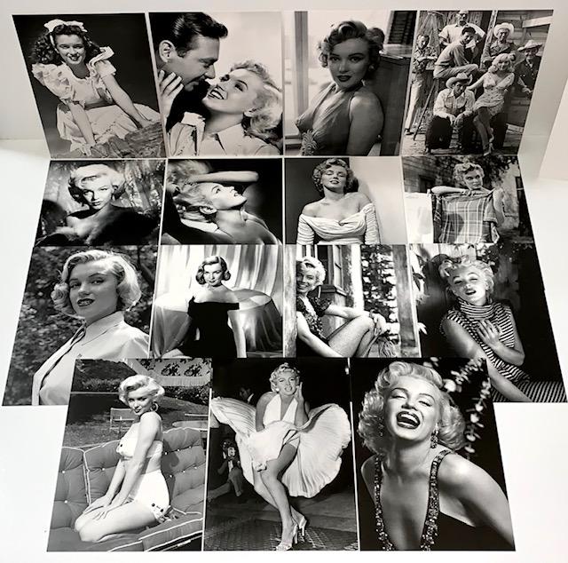 Lot of 15 Classic MARILYN MONROE Postcards/A: Unwatermarked - Beautiful Condition - Group A