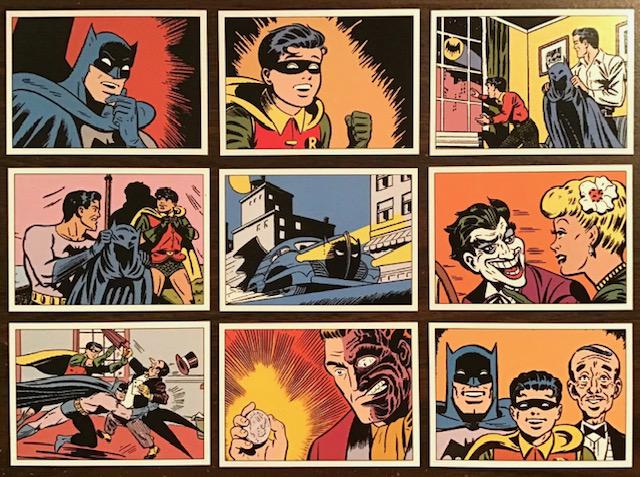 1940 Batman Archives Gum Card Complete Insert Set (1 of 2)