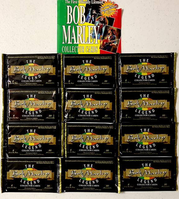 12 BOB MARLEY Collector Card Foil Packs w/Signature (1 of 1)