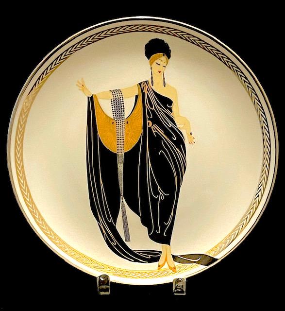 Signed ERTE Art Deco Limited Edition Fine Porcelain (1 of 2)