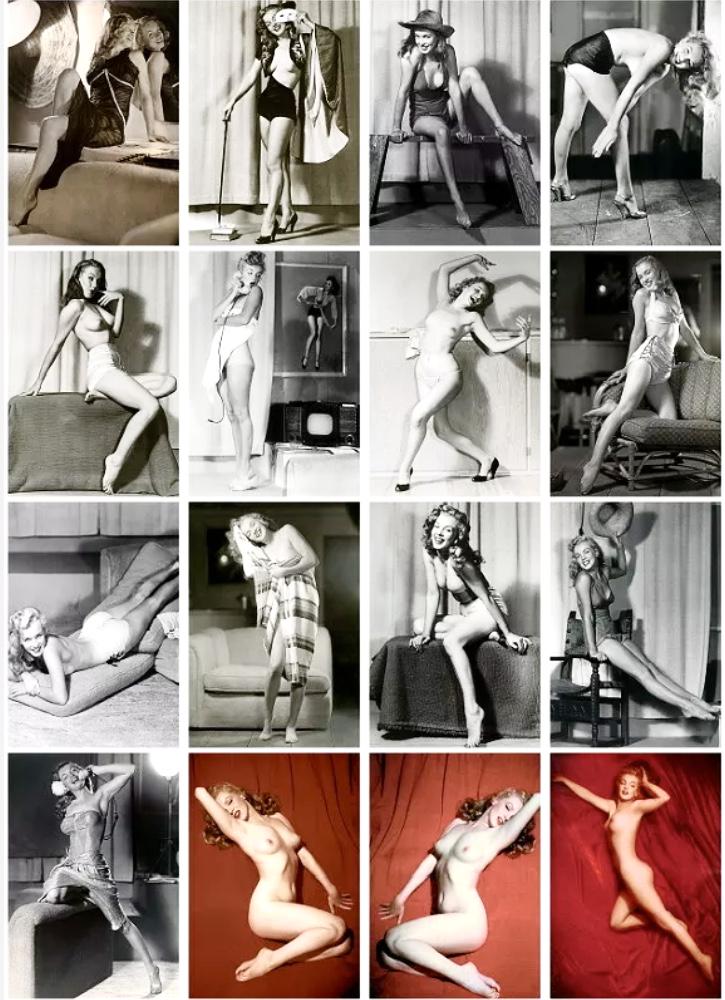 16 MARILYN MONROE Famous and Lost Image Postcards: Standard Size Postcards â€“ Beautiful Condition â€“ Never Used