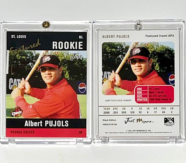 2004 ALBERT PUJOLS Minor League Rookie Baseball Card (1 of 1)