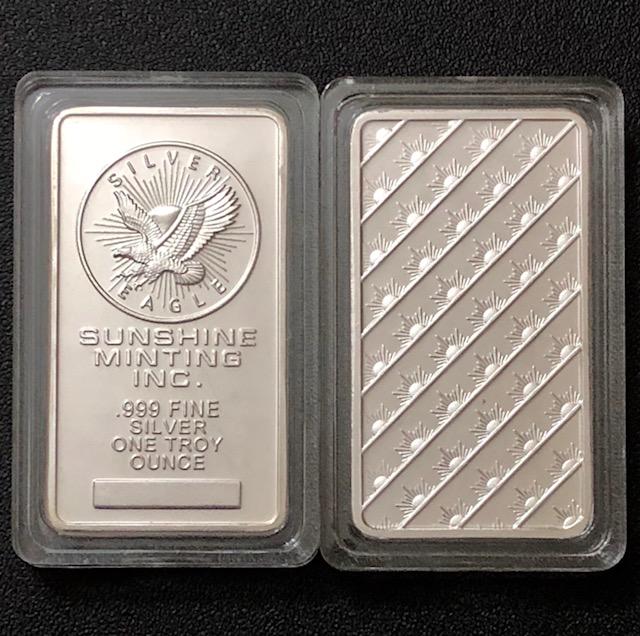 1oz SUNSHINE MINTING Encapsulated Silver Bar (1 of 1)