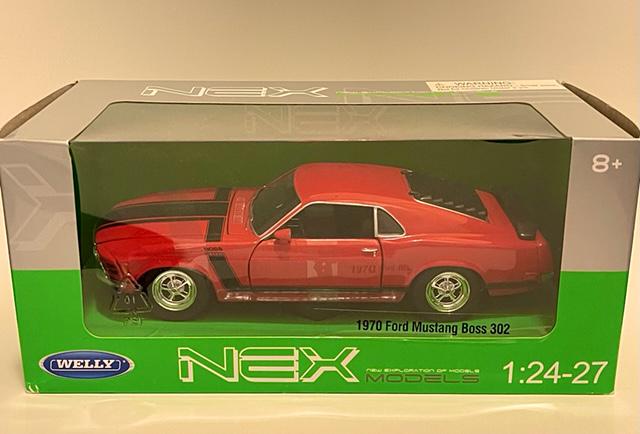 WELLY Die-Cast 1970 Ford Mustang Boss 302 Muscle Car (1 of 3)