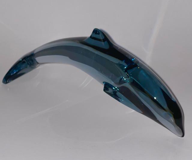 Rare BACCARAT Color Tinted Crystal Bottlenose Dolphin: Rare Signed Baccarat France Color Tinted Crystal Bottlenose Dolphin - Stunning Piece â€“ Hard to Find â€“ Beautiful Condition â€“ Approximately 6 Inches Long â€“ Multiple Photos Po