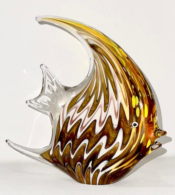Beautiful Multi-Colored MURANO Art Glass Tropical Reef FISH: Beautiful Color Combination - Perfect Condition - Multiple Photos Posted