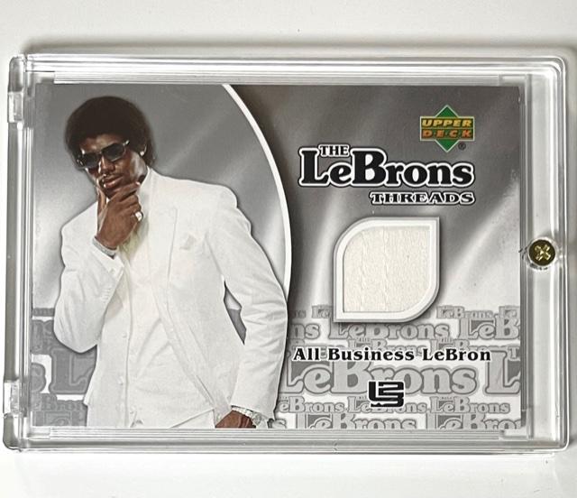 Rare LEBRON JAMES Event Worn Threads Basketball Cards (1 of 2)
