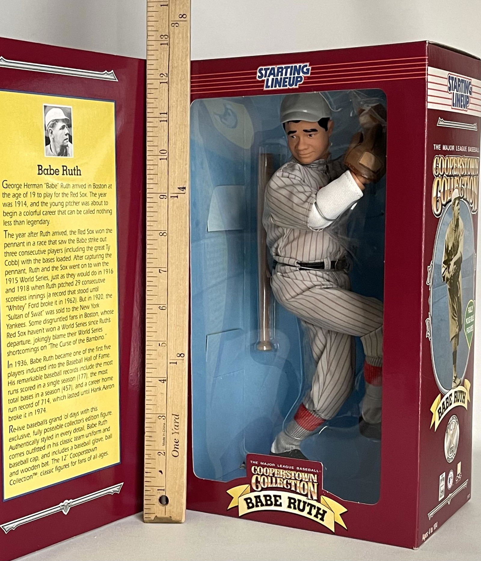 Rare BABE RUTH Cooperstown Collection Posable Figure (1 of 3)