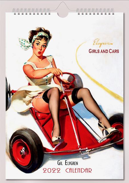 GIL ELVGREN Risque Pin Up Girl Complete Calendar (1 of 4)