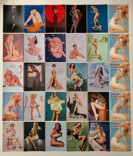 25 Risque Pinup Girl Uncovered Adult Collector Cards: Each Card Tell You the Name of the Girl and History â€“ Group B