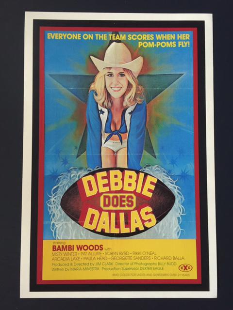 XXX Debbie Does Dallas Movie Poster 12 x 18 (1 of 1)