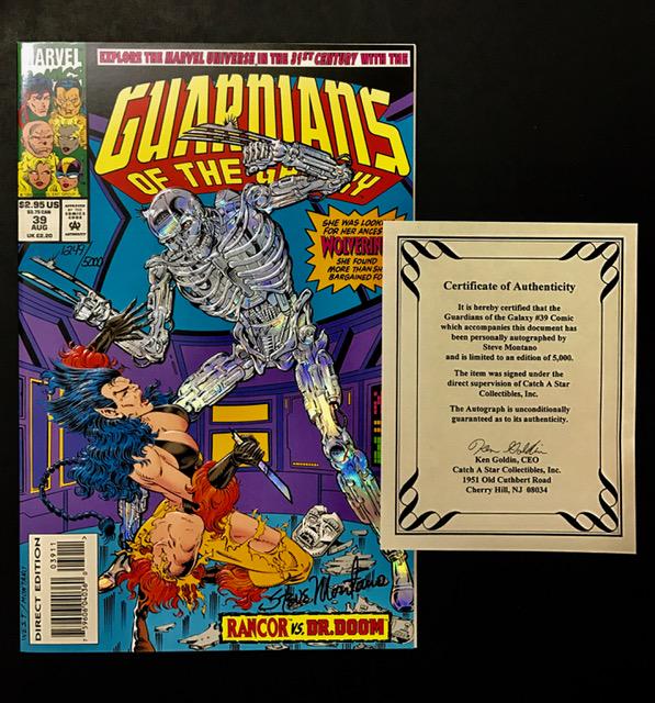 Artist Signed GUARDIANS of the GALAXY Comic Book w/COA (1 of 2)
