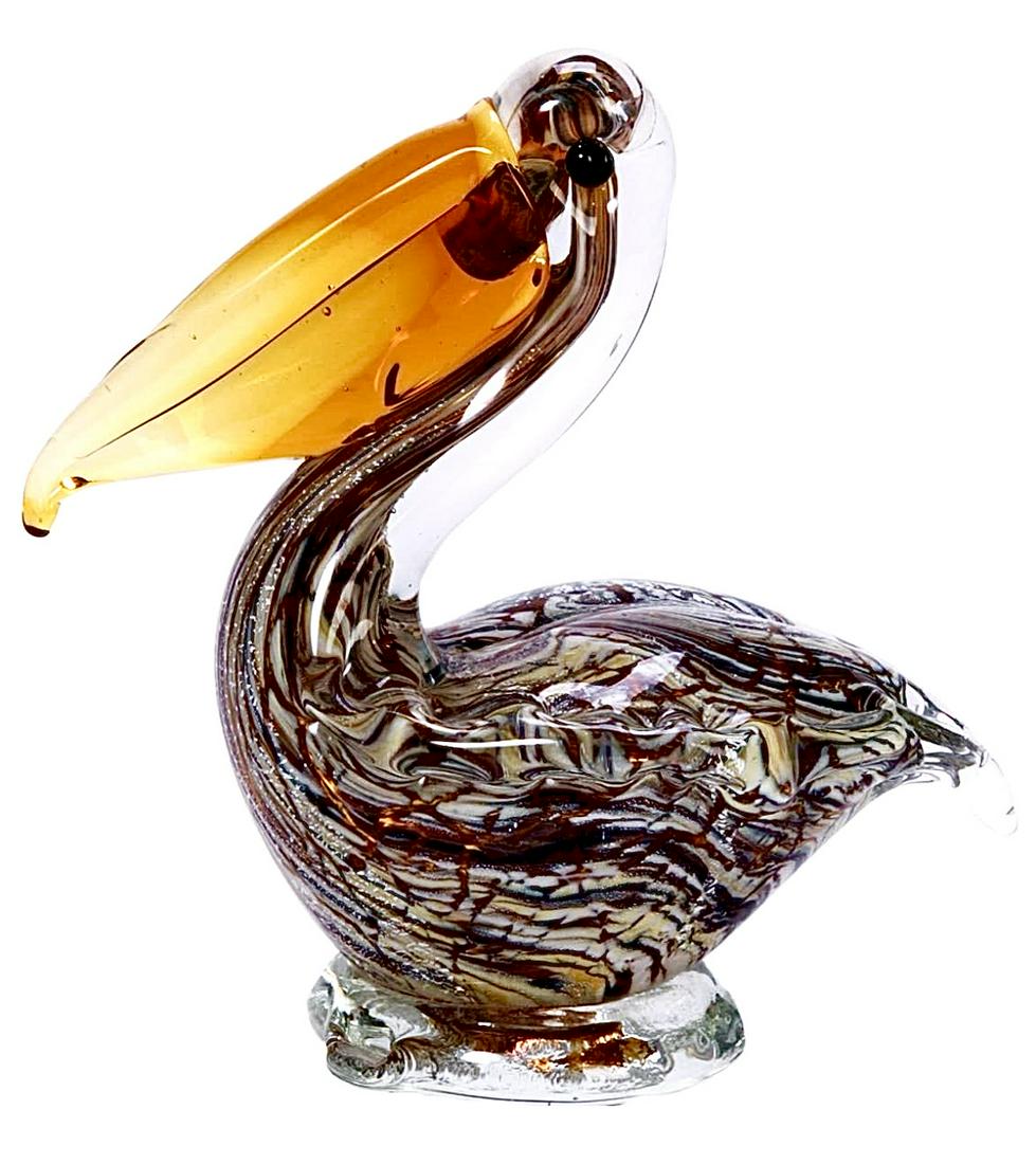 MURANO Multi Colored Art Glass Pelican - Great Piece (1 of 1)