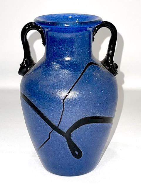 Stunning MURANO Layered Art Glass Vase (1 of 2)
