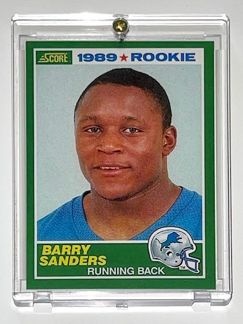 1 st  BARRY SANDERS Rookie Card 1989 Score #257 (1 of 2)