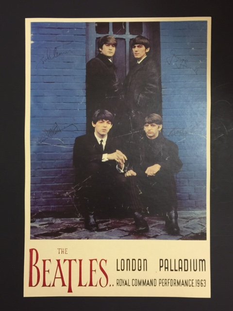 The BEATLES 1963 London Palladium Concert Poster (1 of 1)