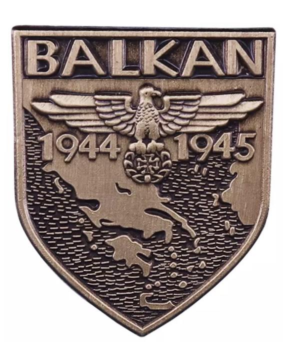 Dated 1944-1945 WW2 German Shield Uniform Pin (1 of 1)