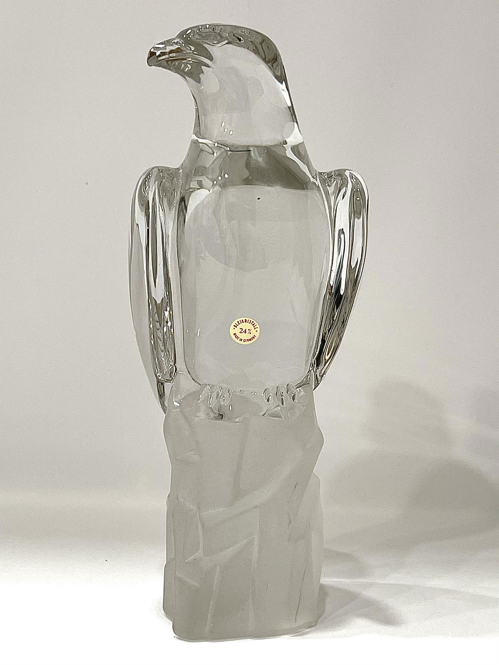 Large BLEIKRISTALL German 24% Lead Crystal Falcon (1 of 5)