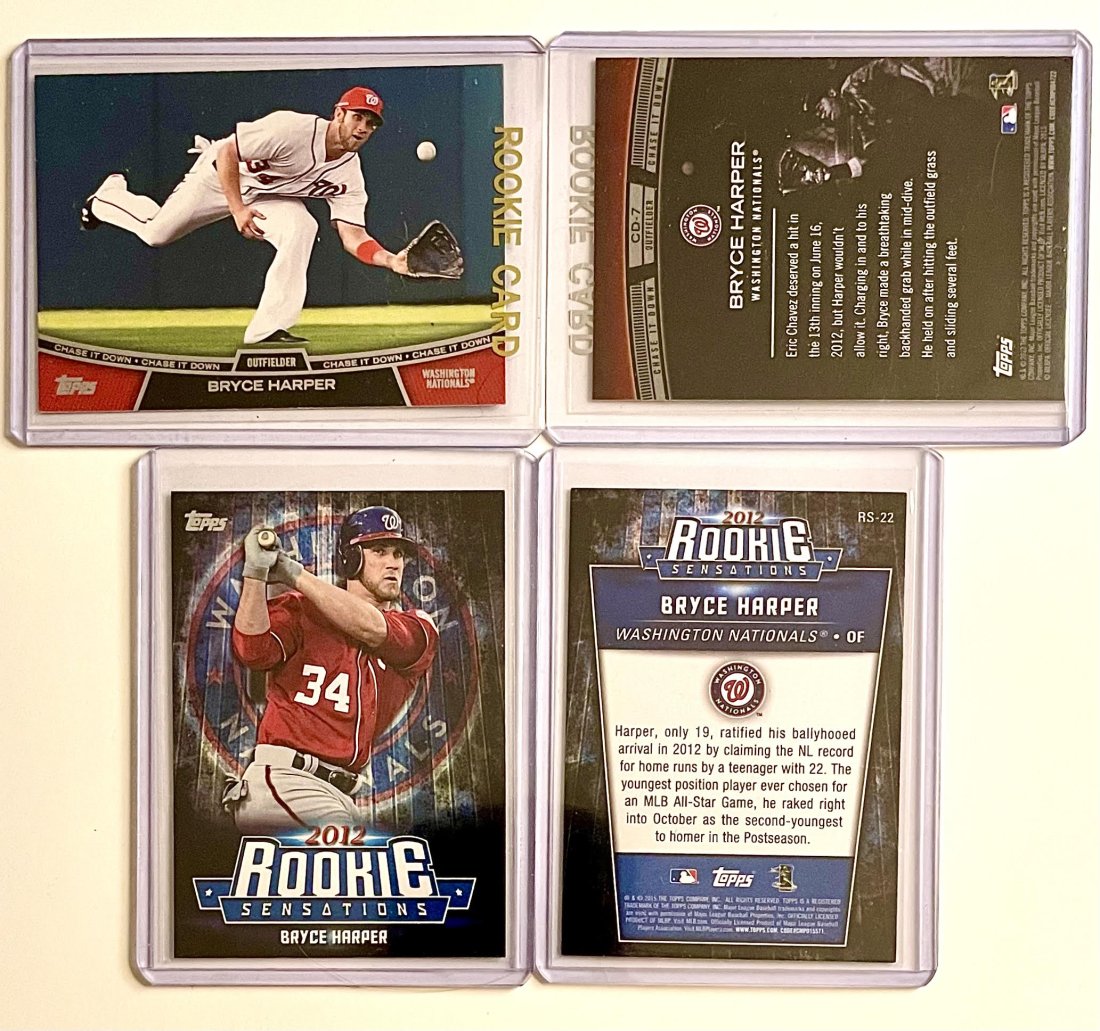 Bryce Harper Rookie Sensation and Rookie Baseball Cards (1 of 1)