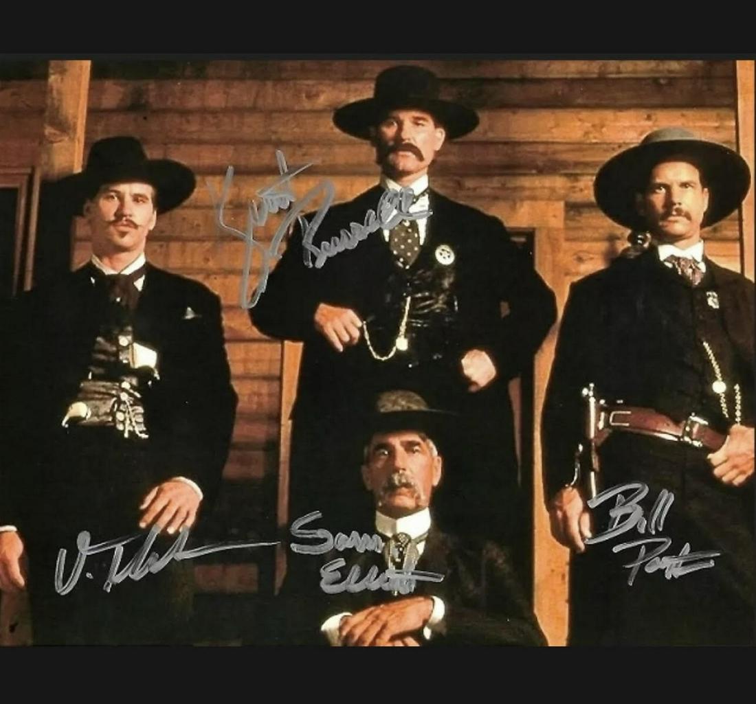 TOMBSTONE Cast   Facs Autographed 8 X 10 RP Photograph (1 of 1)