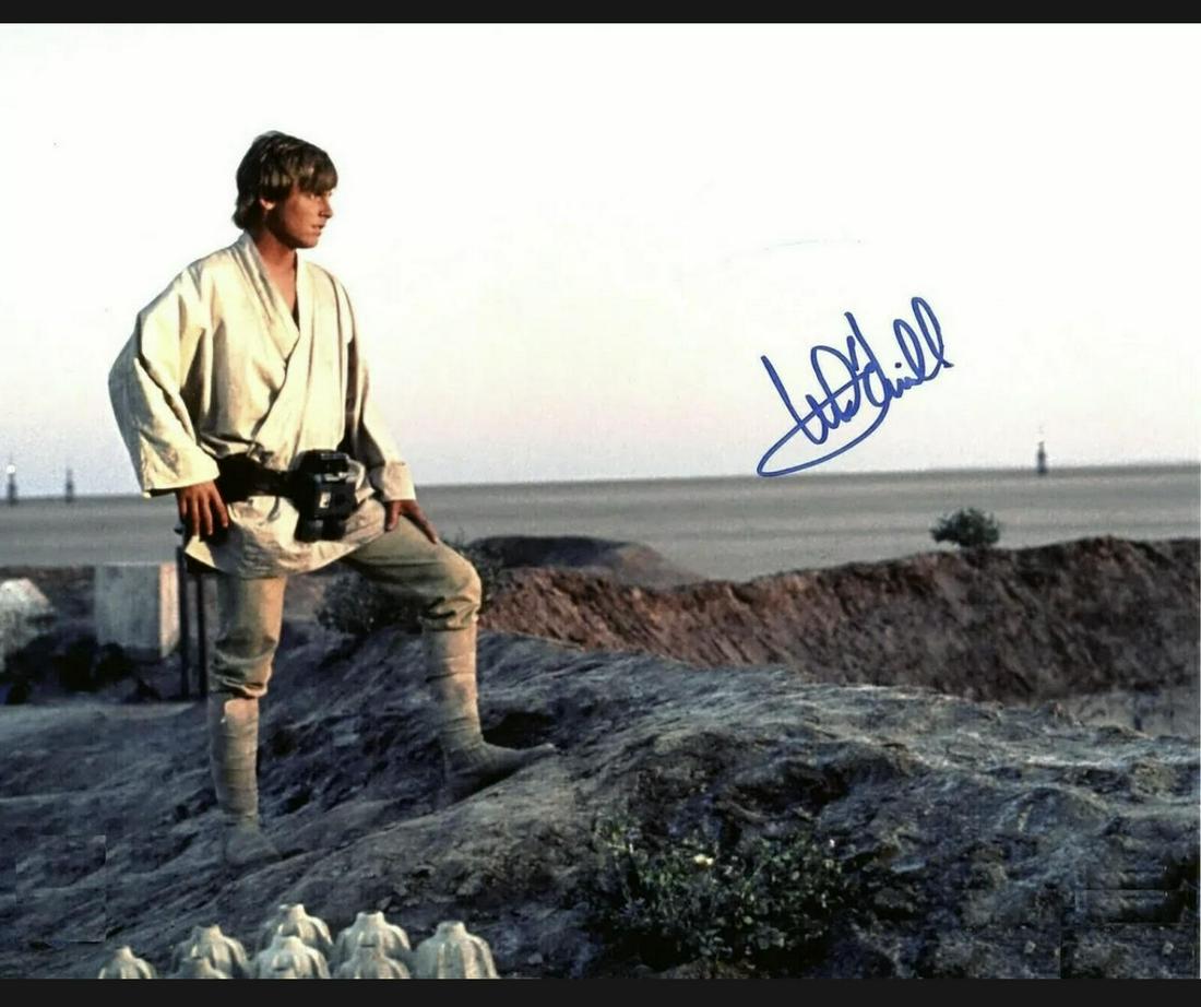 STAR WARS Luke Skywalker Facs Autographed RP Photograph (1 of 1)