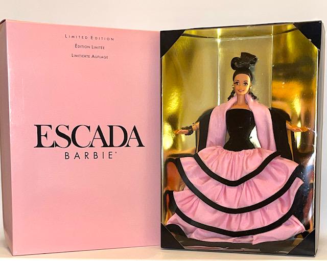 Limited Edition ESCADA BARBIE Doll w/Original Box: This is Limited Edition ESCADA BARBIE Doll in Original Box / This is an Elegant Barbie Doll that has never been removed from its original box â€“ Multiple Photos Posted