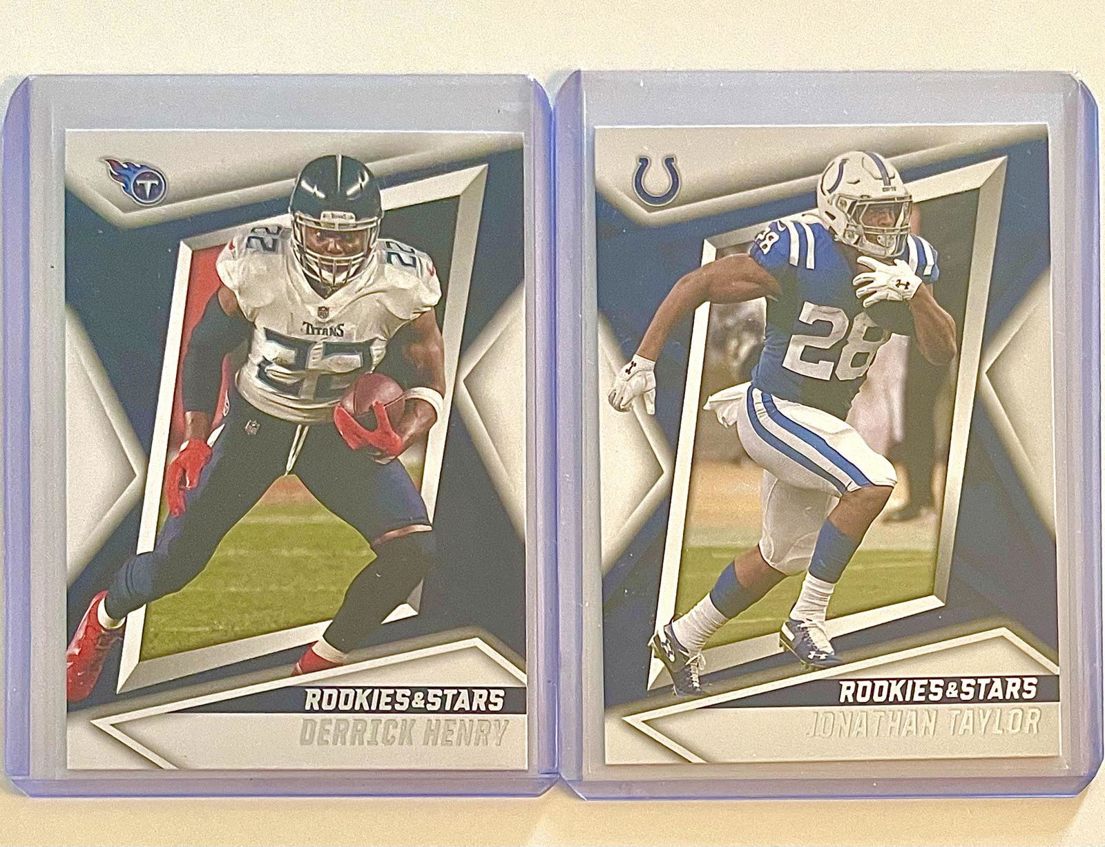 DERRICK HENRY & JONATHAN TAYLOR Rookies and Stars Cards (1 of 1)
