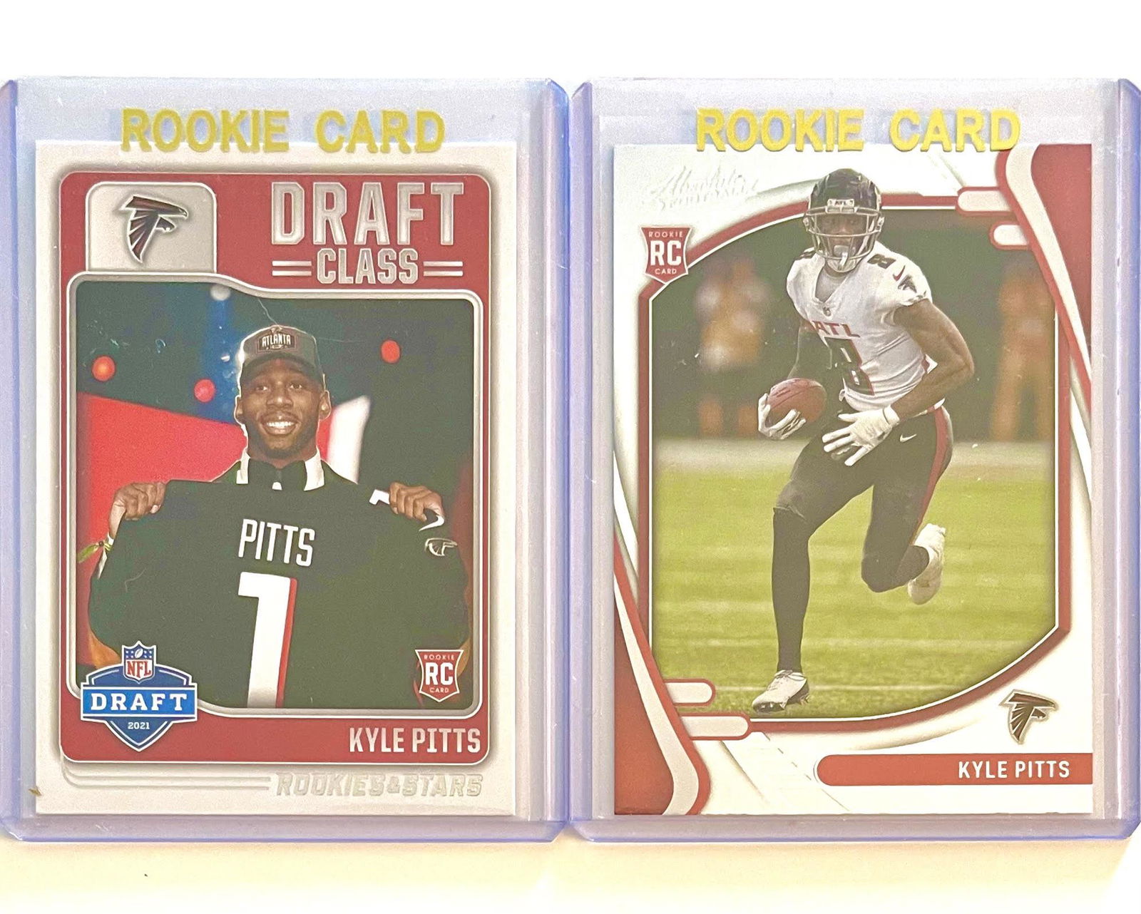 2 Rookie Phenom KYLE PITTS Rookie Football Cards (1 of 1)
