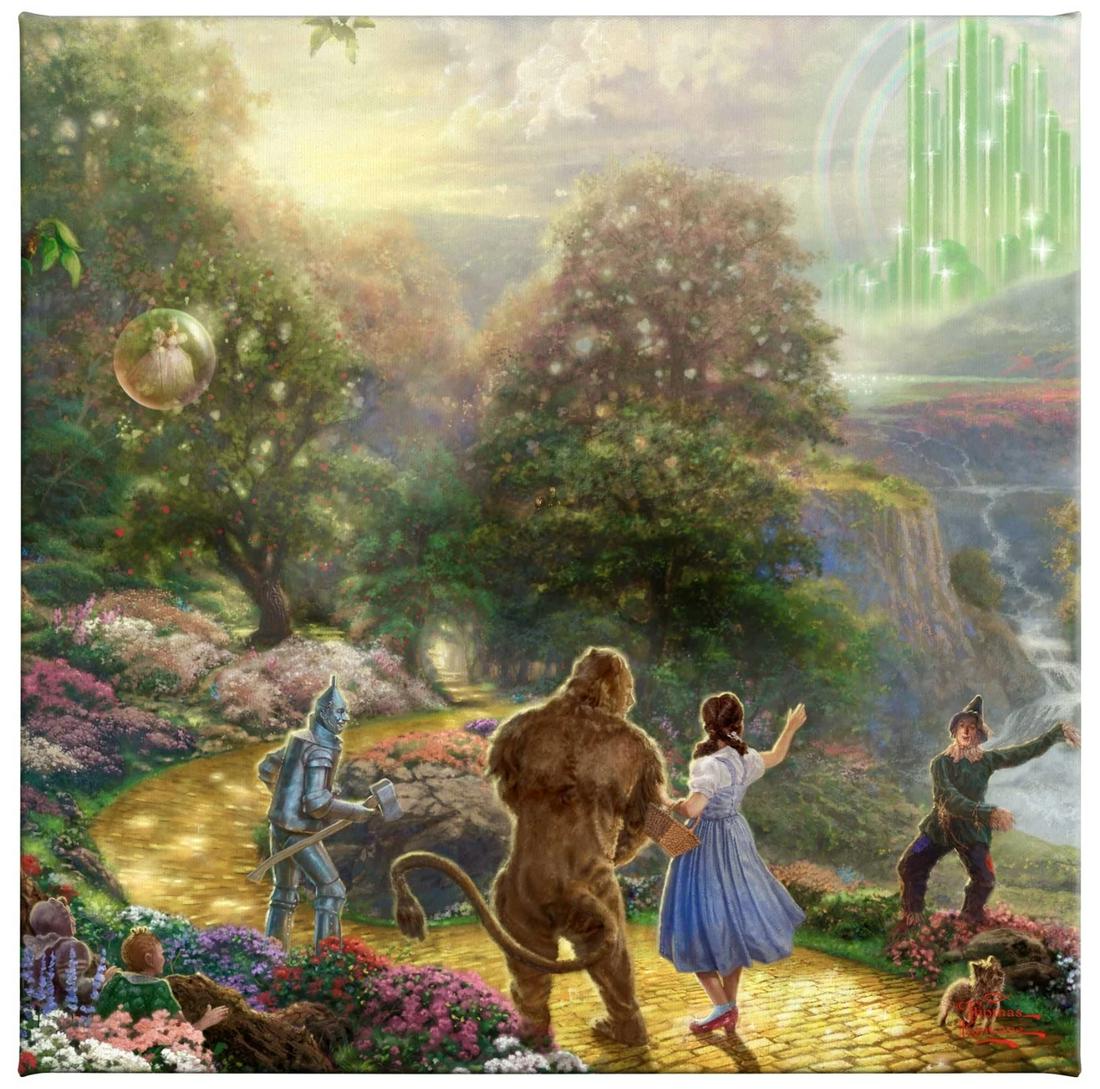 Genuine Thomas Kinkade WIZARD of OZ Canvas Art w/COA (1 of 3)