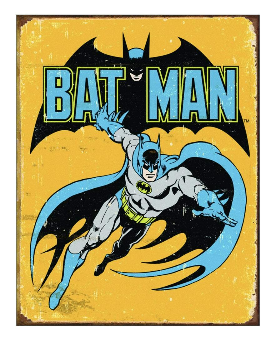 D.C. Comic Books BATMAN Metal Sign 12 x 16 (1 of 1)