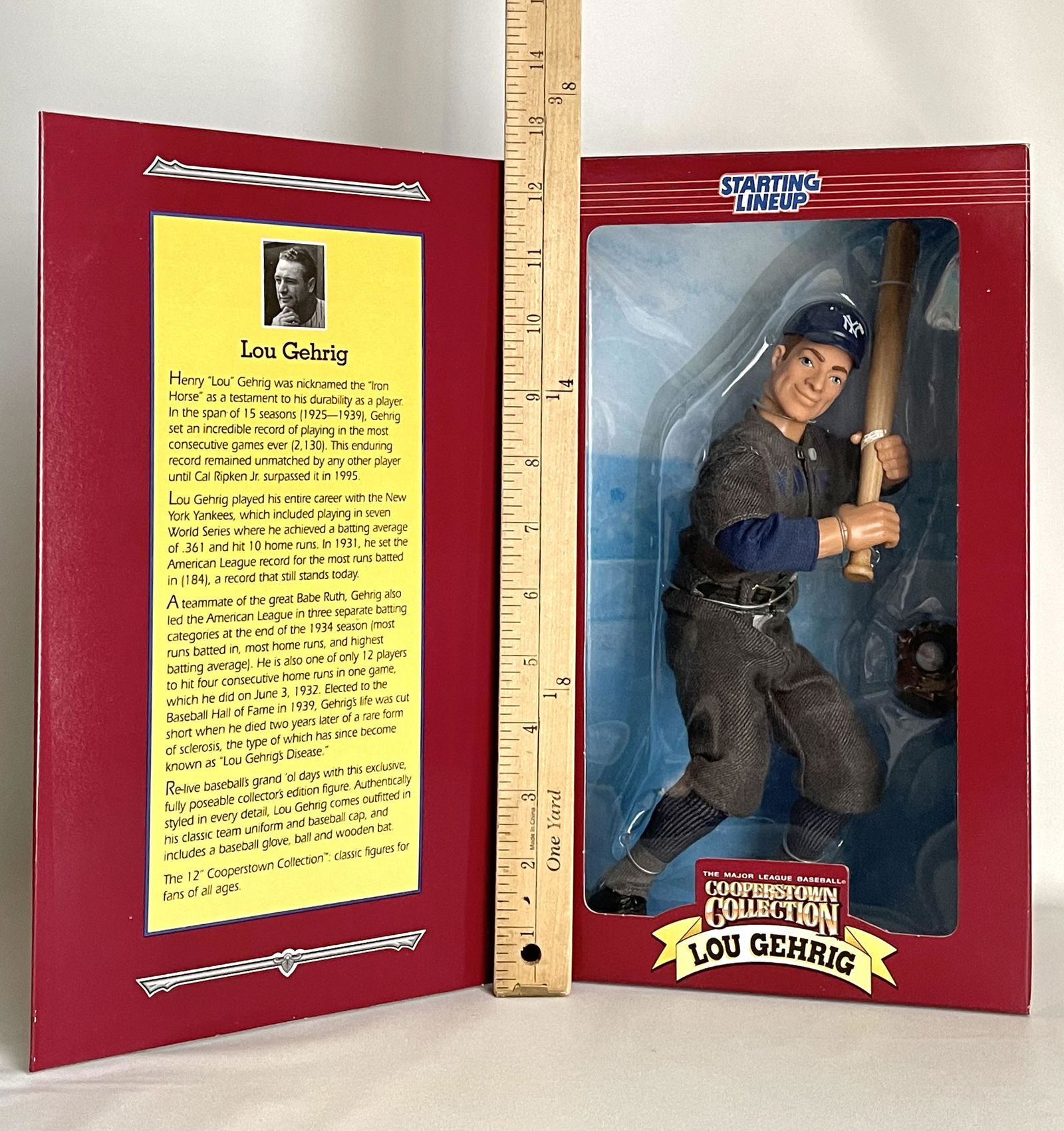 Rare LOU GEHRIG Cooperstown Collection Posable Figure (1 of 3)