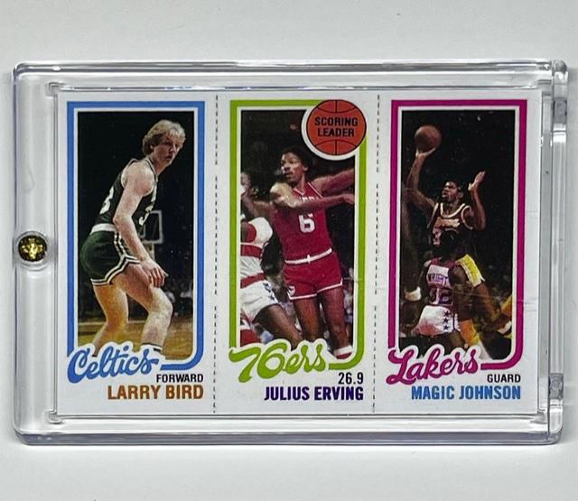 1980 Magic Johnson/Larry Bird Rookie RP Basketball Card (1 of 2)