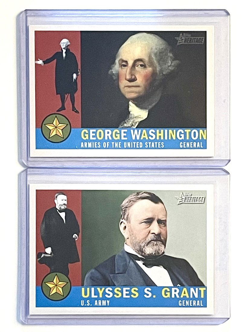 Rare George Washington & Ulysses S. Grant Trading Cards (1 of 2)