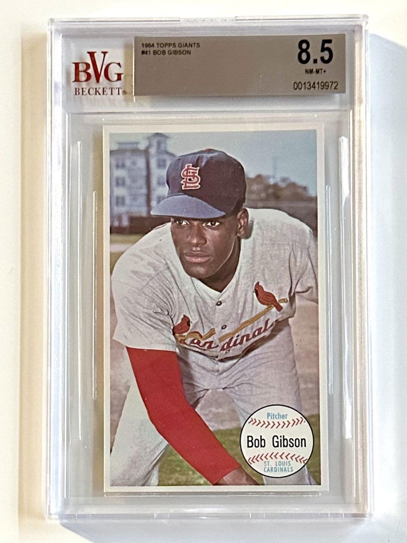 1964 Topps Giants BOB GIBSON Baseball Card (1 of 1)