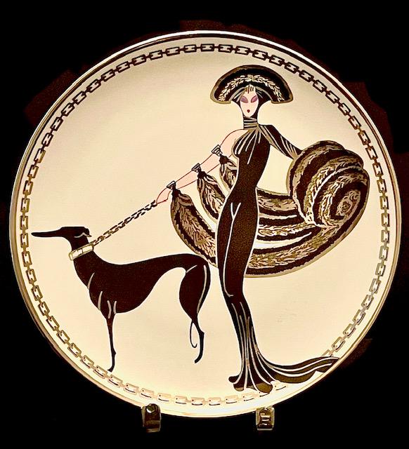 Signed ERTE Art Deco Limited Edition Fine Porcelain (1 of 3)