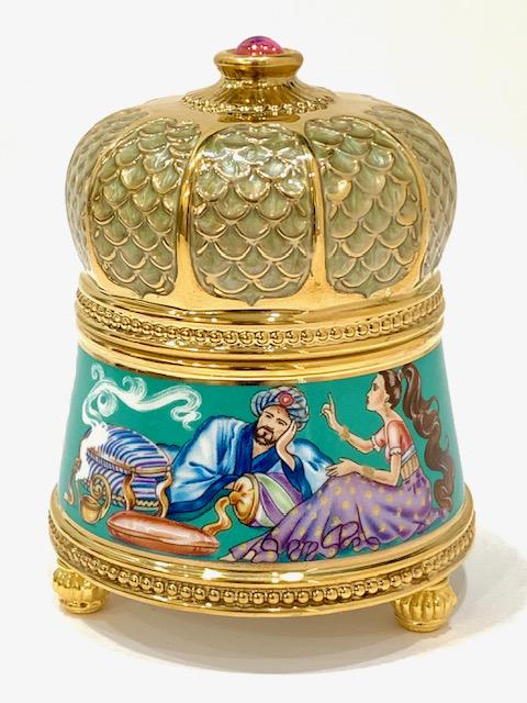 House of FABERGE Porcelain Trinket Music Box (1 of 4)