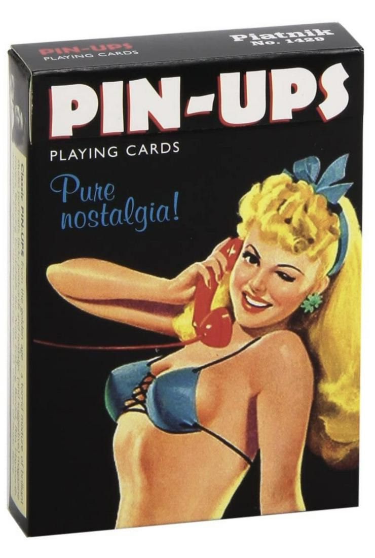 Nostalgic Adult Only Pin Up Girl Deck of Playing Cards: Sealed Deck of Playing Cards Depicting Images of Pin Up Girls of the Past â€“ Great Deck â€“ Multiple Photos Posted