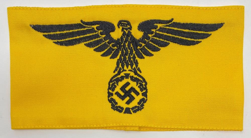 WW2 Nazi Germany State Service Military Uniform Armband: All WW2 Nazi, German or Russian Advertised Items are SOLD AS-IS. We Cannot be Certain whether or Not these are Surplus Items or Just Plain Reproductions so we are Selling them with Absolutely NO RESER