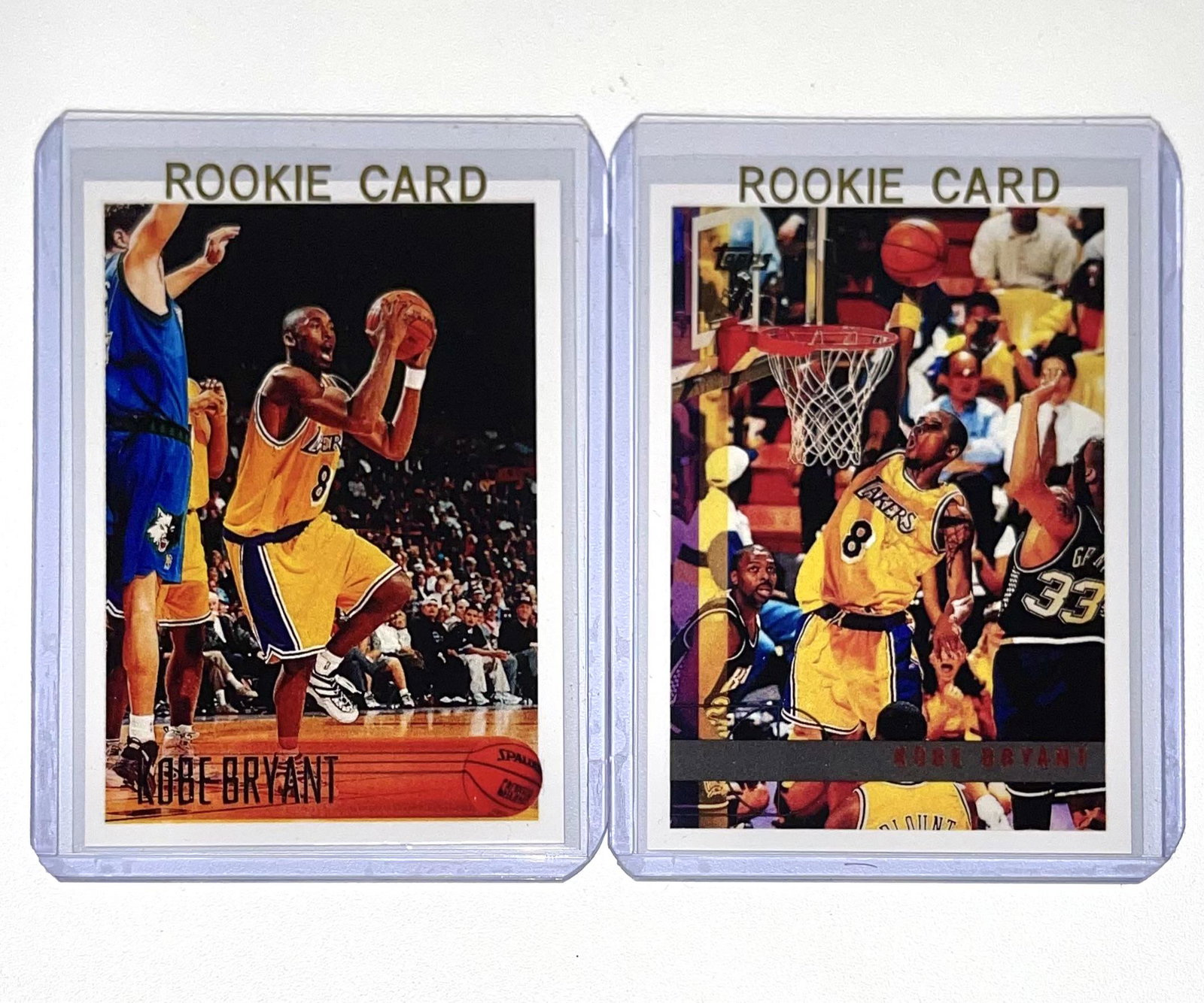 Lot of 2 KOBE BRYANT Rookie RP Basketball Cards (1 of 2)